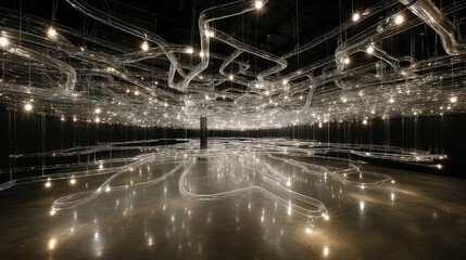 interior of a luxury hotel