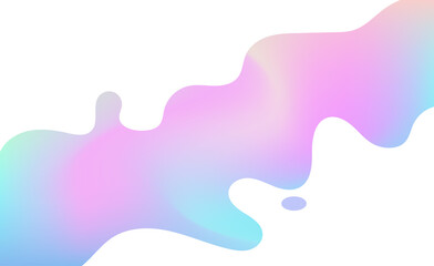 Holo abstract liquid wave background