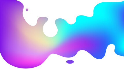 Holo abstract liquid wave background