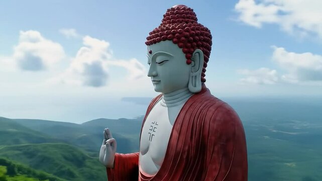 Tallest Standing Buddha Statue with Panoramic Views