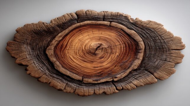 Close-up view of a tree stump representing the recording of background information for clarity and context in analysis