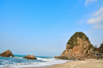 笹川流れ　蓬莱山（新潟県）