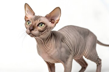 sphynx cat isolated on white