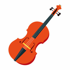 Fototapeta premium violin vector illustration