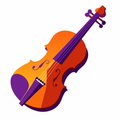 Fototapeta premium violin isolated on white