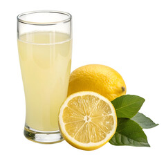 Refreshing Lemonade with Ice Cubes 