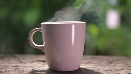 coffee cup, steamed hot coffee, coffee mug