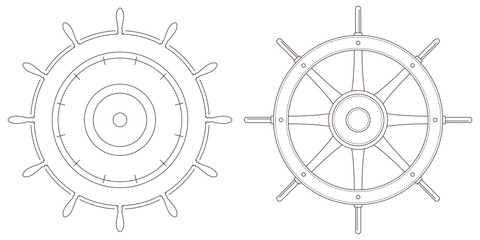 Ship's Wheel - Nautical Helm.