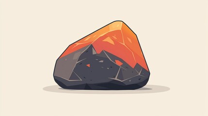 Molten Rock Illustration