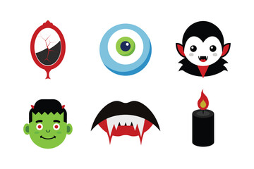 halloween monsters scary cartoon characters