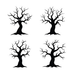 tree silhouette vector