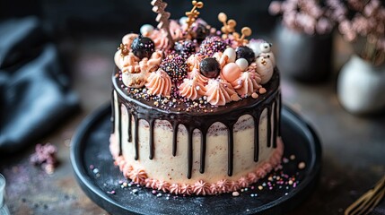 chocolate cake with chocolate frosting Magical Celebration Cake