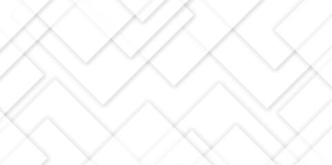 Abstract background seamless with lines and technology square triangle geometric texture background. White geometric minimal and rectangle shape banner design. Modern background used about technology.