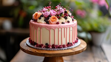 cupcake with flowers on top Magical Cake of Joy