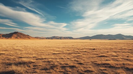 Fototapeta premium Open, Dry Landscape