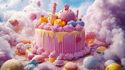 easter cake and easter eggs Magical Cake Journey