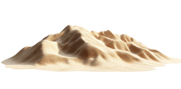 Sandy Desert Mountain Range