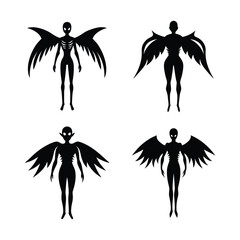  silhouettes vector