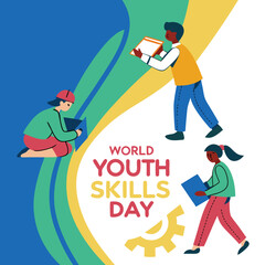 World Youth Skills Day Banner Design &ndash; Celebrate Youth Empowerment and Skill Development