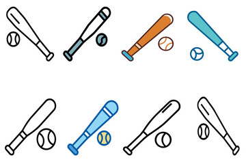 baseball-bat-with-ball-icon-design