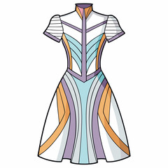 fashion dress vector