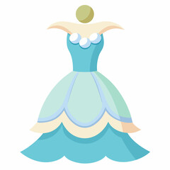 girl in blue dress