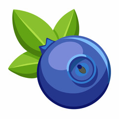 Blueberry Icon Vector Illustration