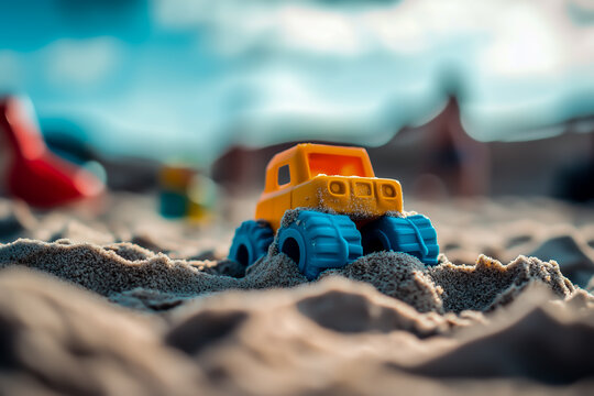 Toy on beach