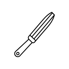 Vector illustration of Zester line art