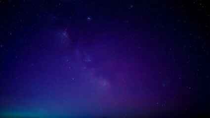 Obraz premium Deep space night sky background with shimmering stars and nebulae