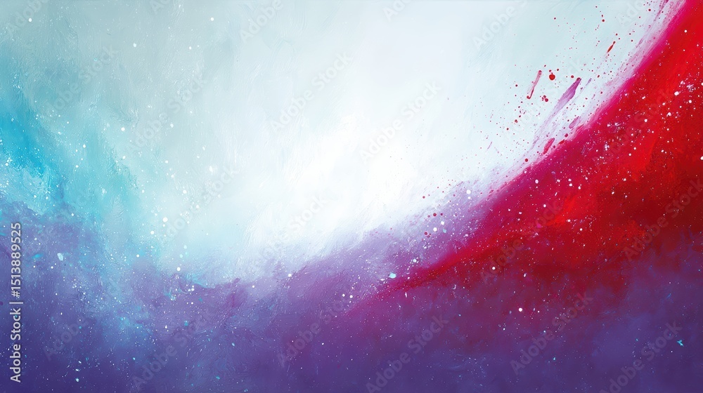 Poster Cosmic Galaxy Pattern With Vibrant Colors and Dynamic Textures Swirling in Abstract Harmony