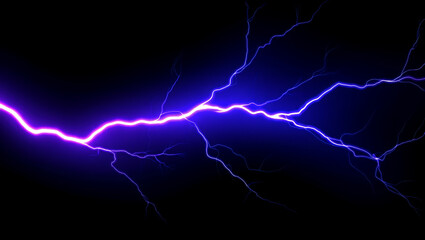 Fototapeta premium lightning in the night
