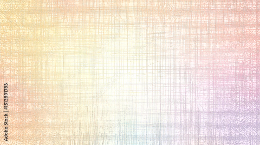 Aufkleber Soft Pastel Gradient Background With Calming Grid Lines Ideal for Digital Content and Design