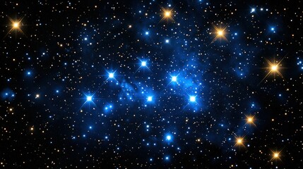 Fototapeta premium Star cluster in deep space
