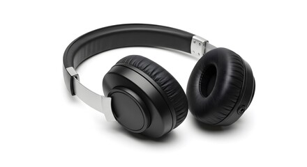 Over-Ear Noise Cancelling Headphones Isolated on White &ndash; High-Quality Stock Photography