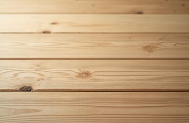 Fototapeta premium Light natural wood texture. Wooden background of planks, floor. Light brown timber with pattern, oak texture, wooden table top, wall, parquet, surface. Interior design, blank space for text.