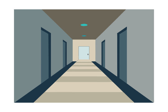 corridor in a hotel