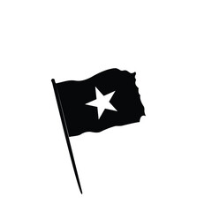 vector illustration of a flag of egypt