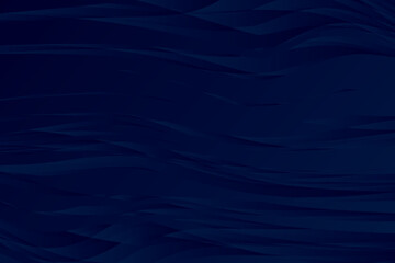 Dark blue wavy lines create an abstract ocean-like pattern in this vector illustration. The fluid design offers a sense of movement and depth, perfect for artistic projects.