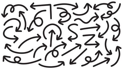 pen arrow, charcoal and arrow sketches in dynamic styles. hand drawn directional grunge arrow designs elements add artistic flair to infographics, presentations, and designs