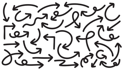 pen arrow, charcoal and arrow sketches in dynamic styles. hand drawn directional grunge arrow designs elements add artistic flair to infographics, presentations, and designs