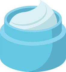 Modern Skincare and beauty treatment moisturizing cream vector illustration