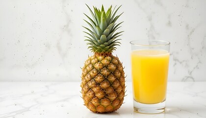 pineapple juice and fruits