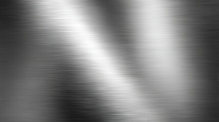 This background features a smooth silver metal texture with subtle streaks, providing a contemporary look suitable for design projects, digital art, and marketing materials