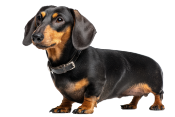 Short-Legged Dachshund Side View Cutout