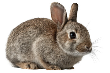 Obraz premium Rabbit Isolated on Transparent Background