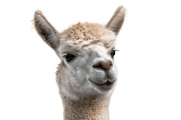 Obraz premium Fluffy Llama Cutout - PNG