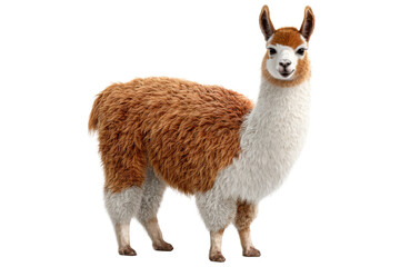 Obraz premium Llama Isolated on Transparent Background