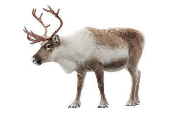 Obraz premium Christmas Reindeer with No Background