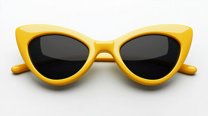 sunglasses on white background